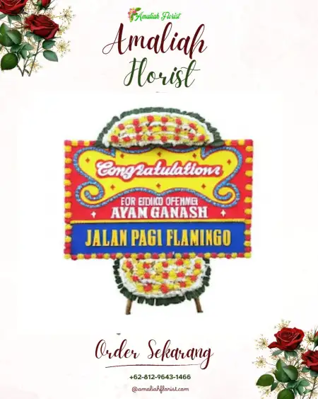 Sewa Papan Bunga Senalang